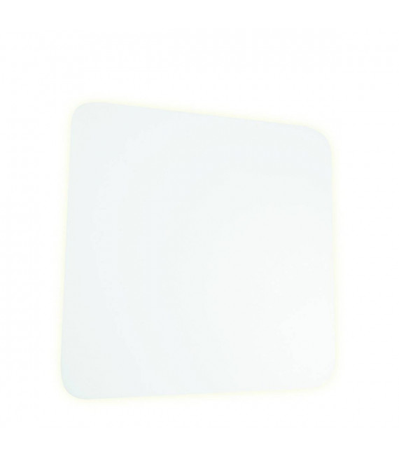 Applique quadrata a led 4W Gesso, in gesso