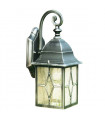 plafonnier ventilateur vintage 2 ampoules e27 max 60w brun patiné