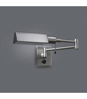 Aplique de noche industrial y retro Senti Satin