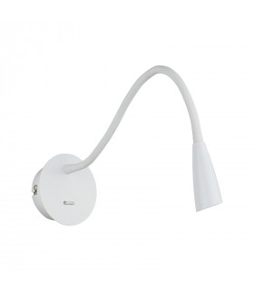 Modern bedside wall light Paola white