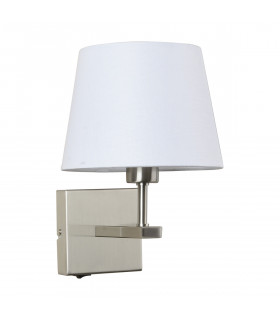 Lampada da comodino rotonda bianca Norte