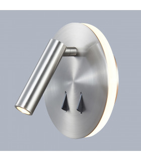 Nemo Modern Nachttischlampe Satin Nickel