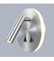 Nemo Satin Nickel Modern Bedside Wall Lamp