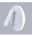 Modern bedside wall lamp Nemo white