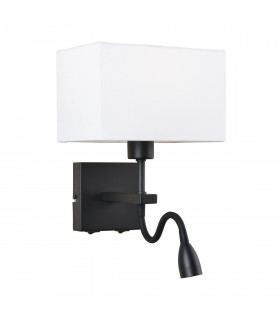 Lámpara de noche Norte Modern negro mate