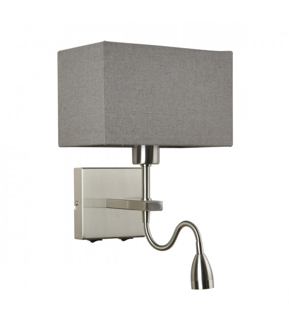 Applique grise de chevet moderne Norte