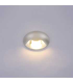 Applique de jardin moderne Basilio argent