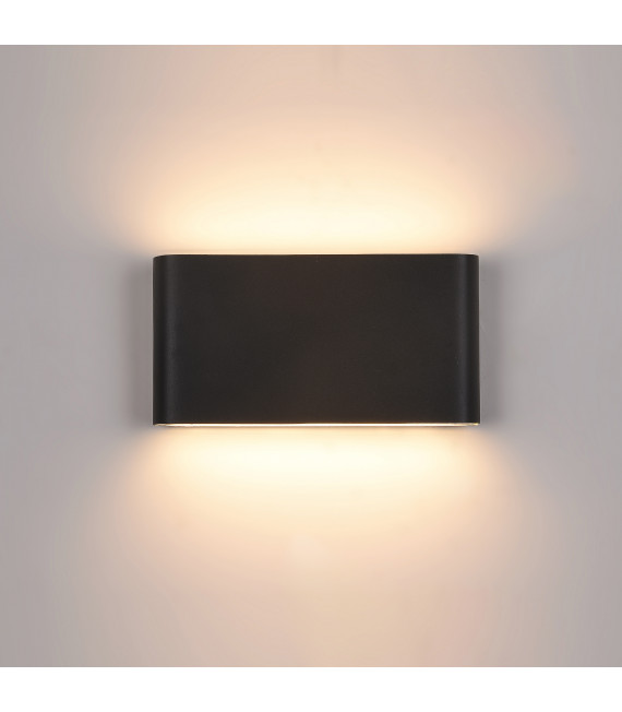 Black Romano Aluminum Garden Wall Lamp