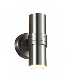 Lampada da giardino moderna tubolare satinata
