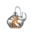 Ritmo Chrome crystal wall light