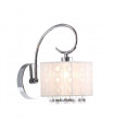 Span Chrome Crystal Wall Sconce