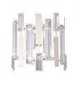 Lukas Champagne crystal wall light silver