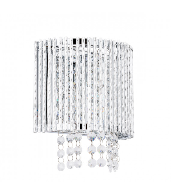 Aplique de cristal Anabella plata