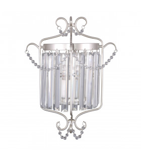 Applique in cristallo Rinaldo Champagne argento