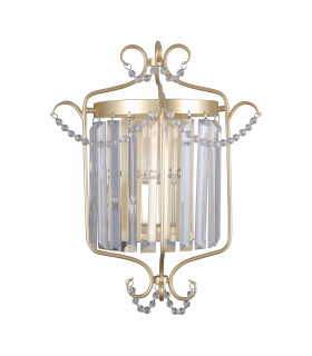Rinaldo Champagne Gold Crystal Wall Sconce