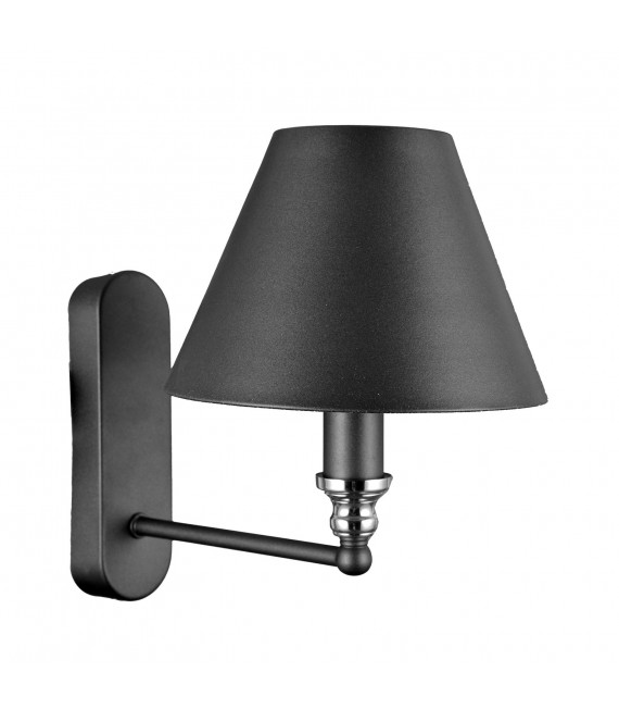 Industrie- und Retro-Wandleuchte Banito Charcoal grey