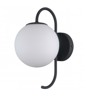 Industrial and retro wall lamp Gela Black
