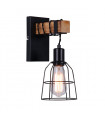 Industrial and retro wall lamp Ponte Black