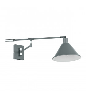 Lámpara de pared industrial y retro Trinity Graphite