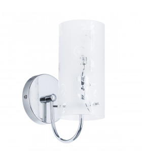 Modern wall light Naolin Chrome, white