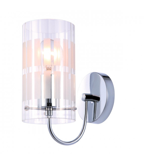 Moderne Wandleuchte Max Chrome