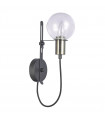 Applique murale moderne Gianni Bronze antique, noir