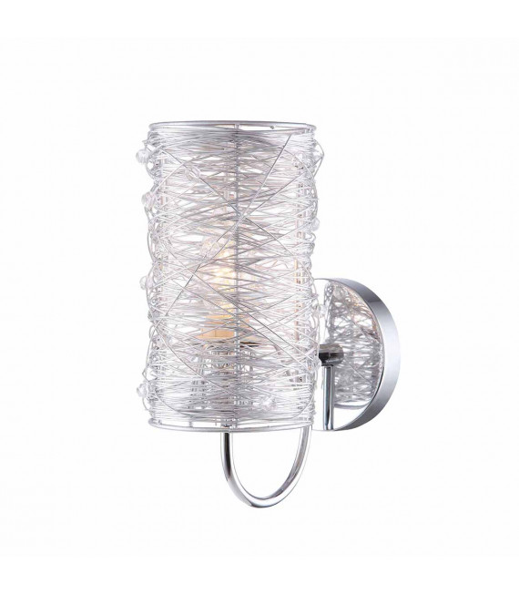Lampada da parete moderna Linton argento