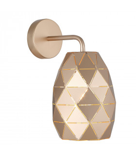 Moderne Harley Champagne Gold Wandleuchte