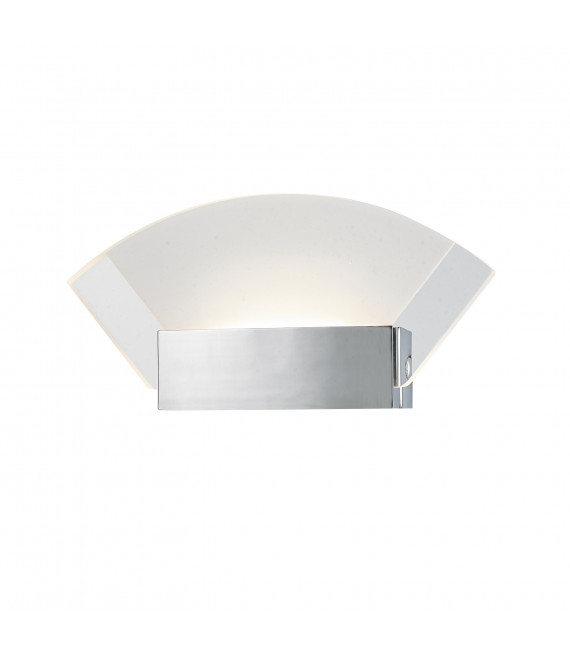 Lampada da parete moderna in nichel sabbiato Leann