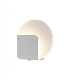 Modern wall light Lorelei Sandblasted white in metal