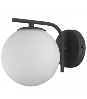 Lámpara de pared moderna Raddi Black