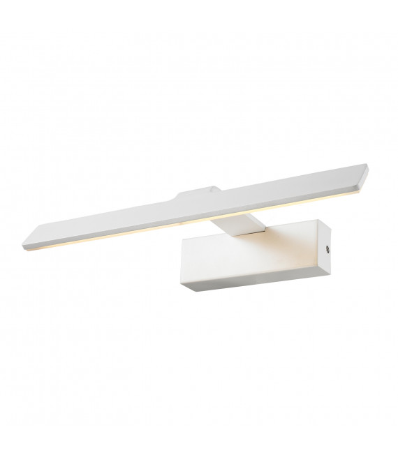 Modern wall light Corto Sandblasted white in metal