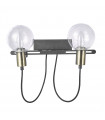 Applique murale design Gianni Bronze antique, noir