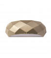 Applique murale moderne Harley Champagne doré 1 ampoule