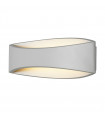 Modern wall light Kaia White sand in aluminum
