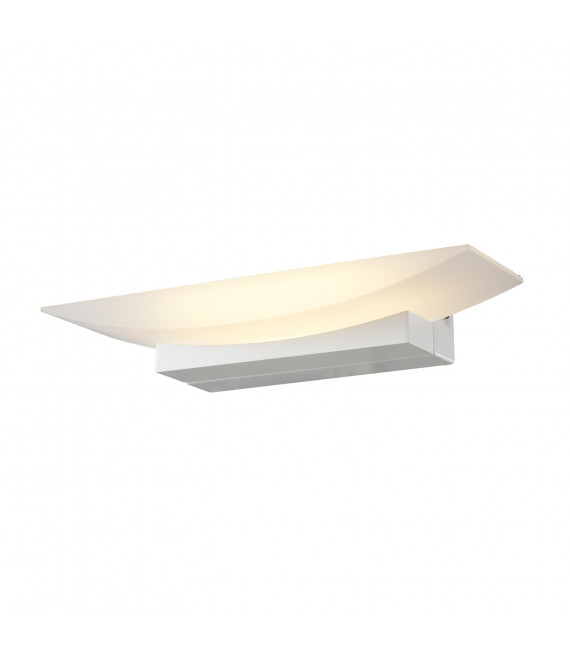 Lampada da parete moderna Esma Sand bianca