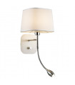 Modern white Romeo wall light