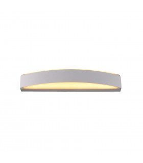 Moderne Bogenwandlampe Sandweiß