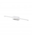 Modern wall light Martinus Sandblasted white metal