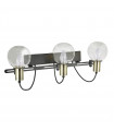 Design wall lamp Gianni Antique bronze, black metal
