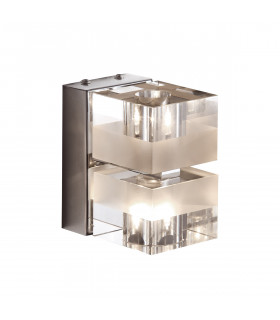 Moderne Wandleuchte Cubric Chrome