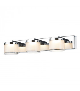 Moderne Wandleuchte Lopez Chrome