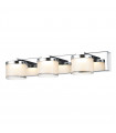 Lopez Chrome modern metal and acrylic wall light