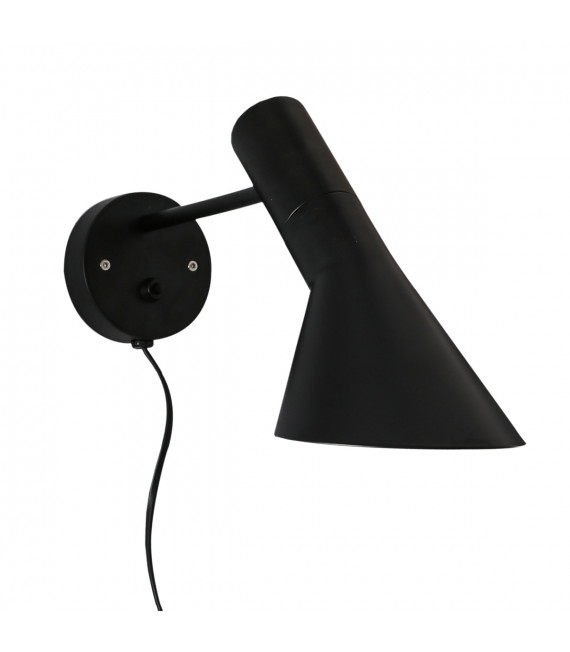 Moderne Wandleuchte Volta Black