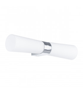 Paulo Chrome 2-Light Modern Bathroom Wall Sconce