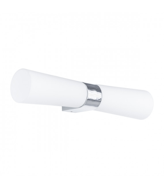 Paulo Chrome 2-Light Modern Bathroom Wall Sconce