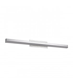 Modern Bathroom Wall Light Daniel Brushed Silver