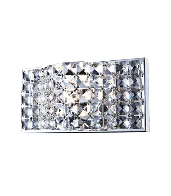 Scarve Chrome bathroom wall light