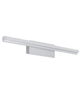 Bruno, aplique para baño moderno plateado
