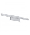 Applique murale pour salle de bains moderne Bruno argent
